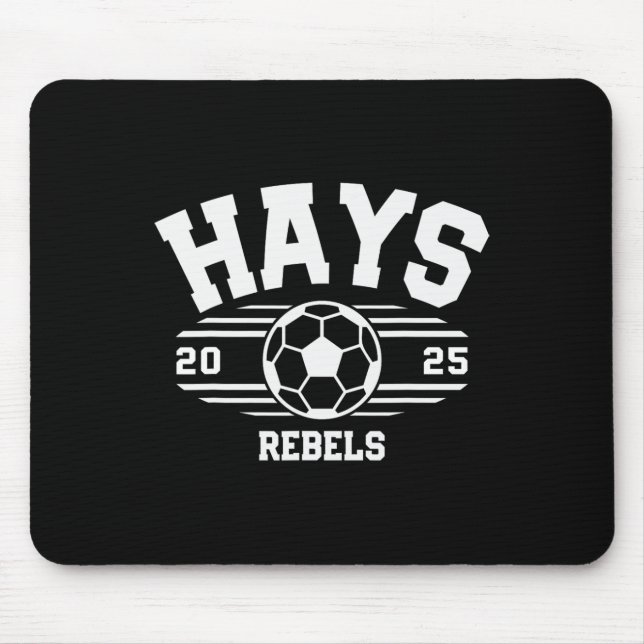 Hays Rebels Soccer Byll 2025  Mouse Pad (Front)