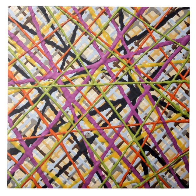 Haystack in Purple 6 x 6 Ceramic Tile (Front)