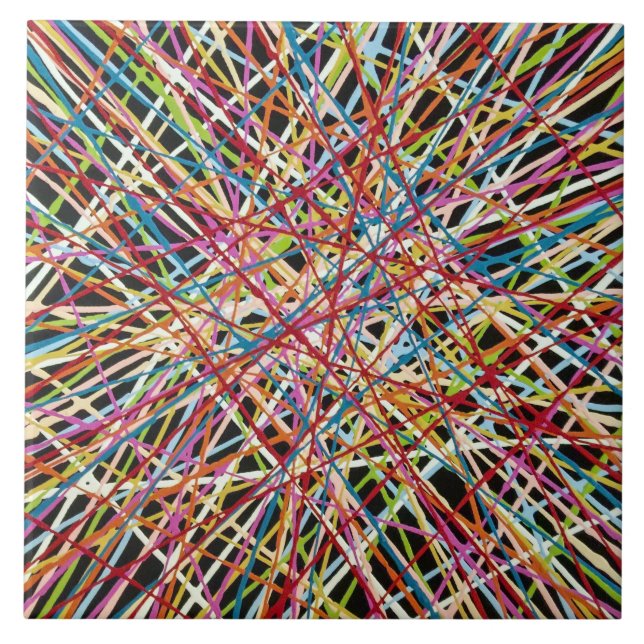 Haystack in Red 6 x 6 Ceramic Tile (Front)