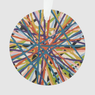 Haystack in White Acrylic Ornament
