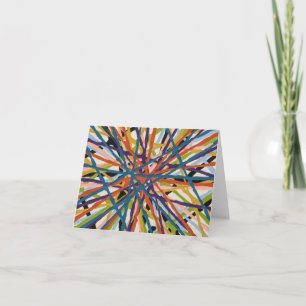Haystack in White Blank Notecard