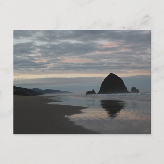 Haystack Rock at Cannon Beach Postcard (Front)