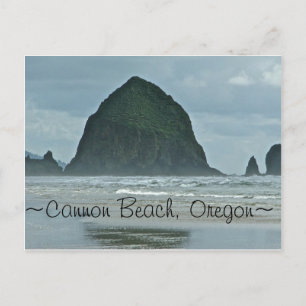 Haystack Rock, Cannon Beach Oregon Postcard