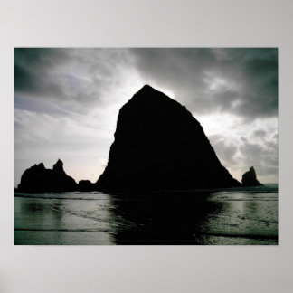 Haystack Rock--Cannon Beach, Oregon Poster