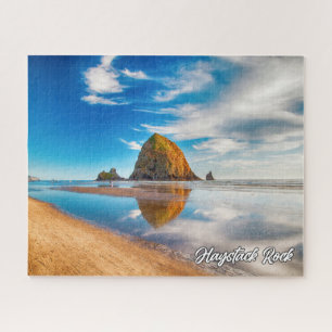 Haystack Rock, Cannon Beach, Oregon, USA Jigsaw Puzzle