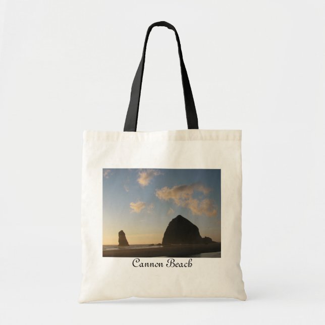 Haystack Rock, Cannon Beach Tote Bag (Front)