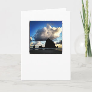 Haystack Rock Greeting Card