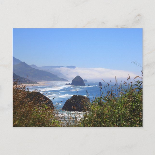 Haystack Rock Oregon Coast Postcard (Front)