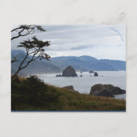 Haystack Rock, Oregon Postcard