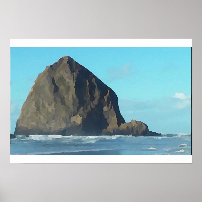 Haystack Rock Poster (Front)