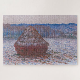 "HAYSTACKS 1890 -91" BY CLAUDE MONET PUZZLE