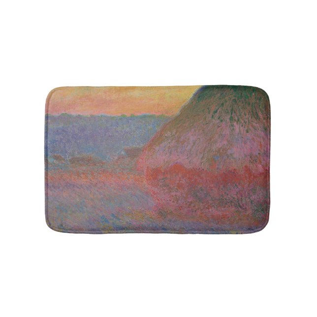 Haystacks (by Claude Monet) Bath Mat (Front)