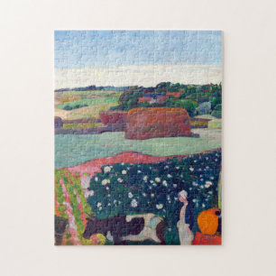Haystacks in Brittany by Paul Gauguin Jigsaw Puzzle