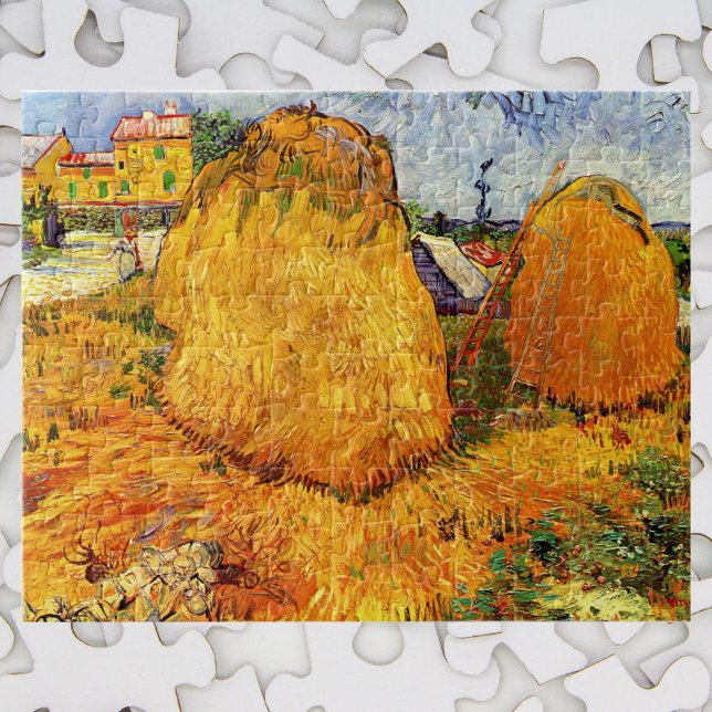 Haystacks in Provence by Vincent van Gogh Jigsaw Puzzle (Creator Uploaded)