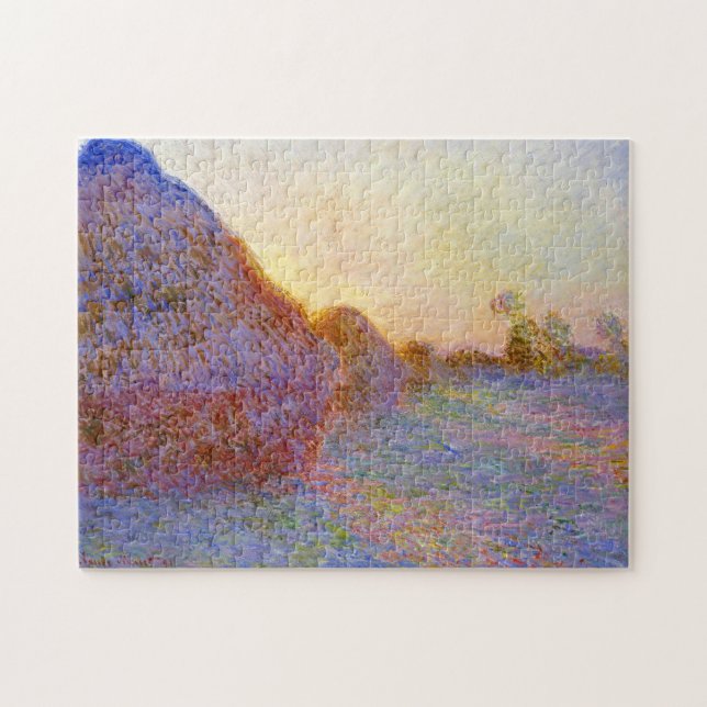Haystacks Monet Fine Art Jigsaw Puzzle (Horizontal)
