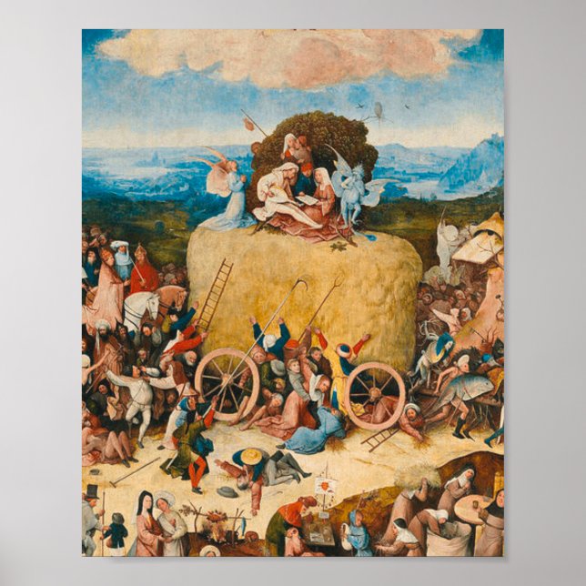 Haywain Triptych - Hieronymus Bosch Poster (Front)