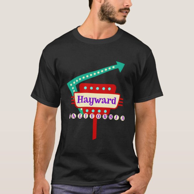 Hayward California Ca Mid Century Modern T-Shirt (Front)