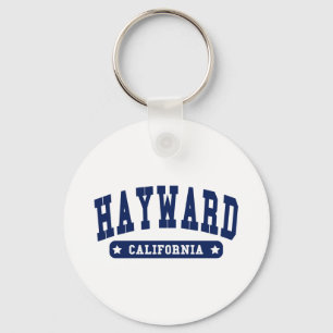 Hayward California College Style tee shirts Key Ring