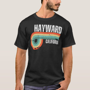 Hayward City California State Vintage Retro Souven T-Shirt