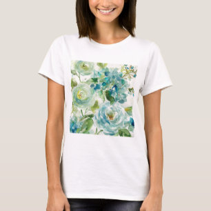 HAZ06 Cool Watercolor Floral.tif T-Shirt