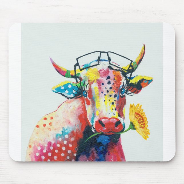 HAZ27 Cow.tif Mouse Pad (Front)