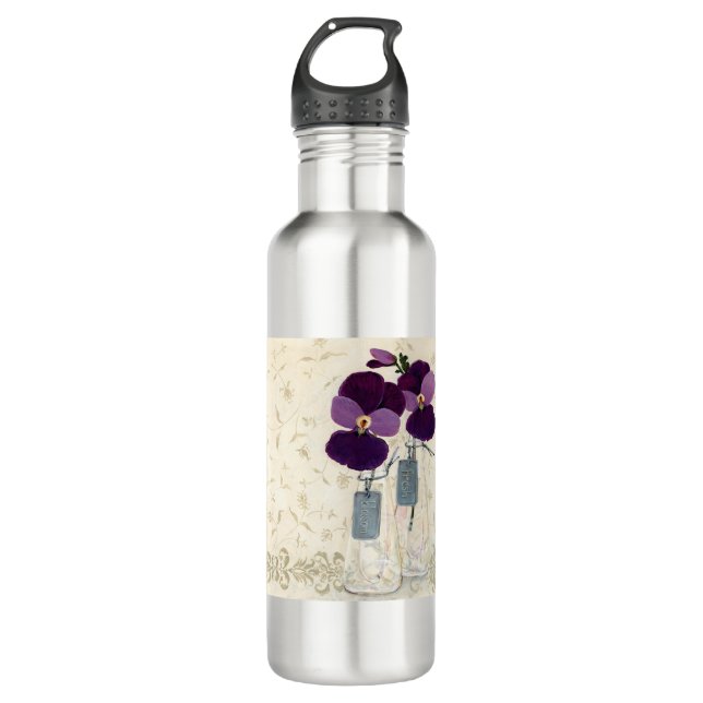 HAZ36 Inspired Purple.tif 710 Ml Water Bottle (Front)