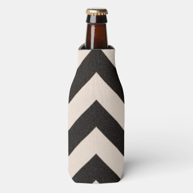 Hazard Stripes Bottle Cooler (Bottle Front)