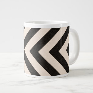 Hazard Stripes Large Coffee Mug