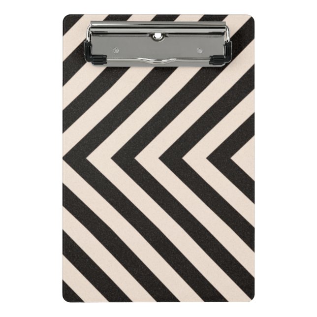 Hazard Stripes Mini Clipboard (Front)