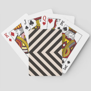 Hazard Stripes Playing Cards