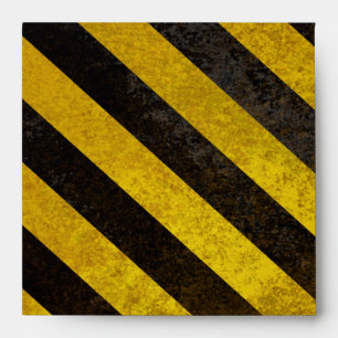Hazard Stripes Square Envelope