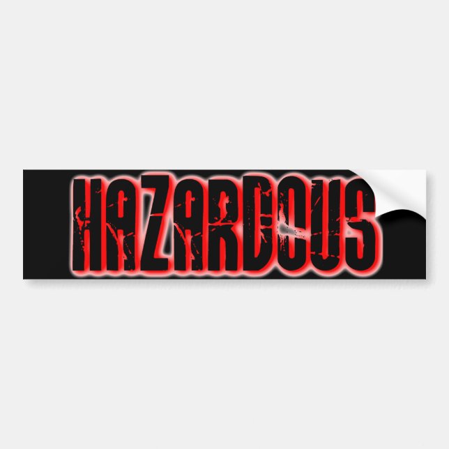 Hazardous sticker (Front)