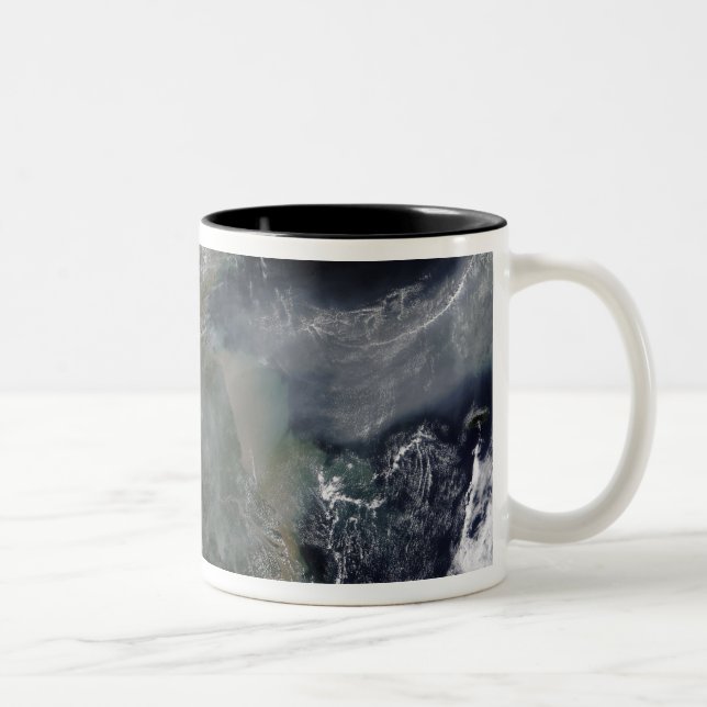 Haze across the North China Plain Two-Tone Coffee Mug (Right)