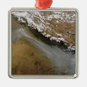 Haze along the Himalaya Mountains Metal Tree Decoration