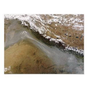 Haze along the Himalaya Mountains Photo Print