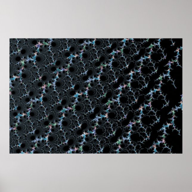 Haze - Mandelbrot Fractal Poster (Front)
