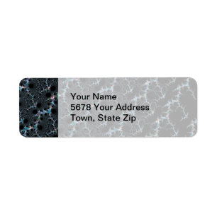 Haze - Mandelbrot Fractal Return Address Label
