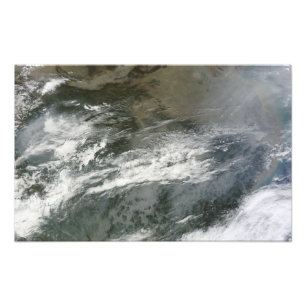 Haze over China Photo Print