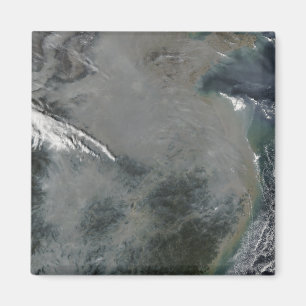 Haze over eastern China Magnet