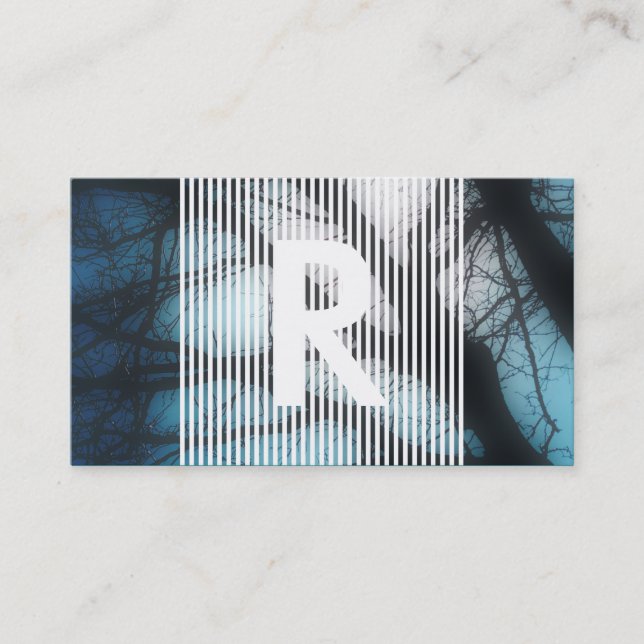 hazed monogram loyalty punch card (Front)