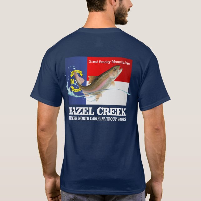 Hazel Creek (Premier Trout Waters) T-Shirt (Back)