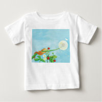 Hazel Dormouse, wild strawberries & dandelion puff