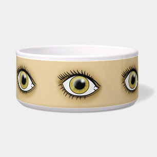 Hazel Eye icon on pet food bowl