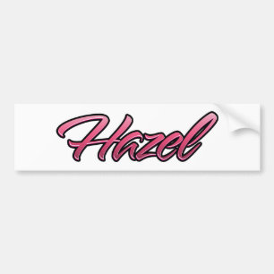 Hazel faded pink Aufkleber Sticker