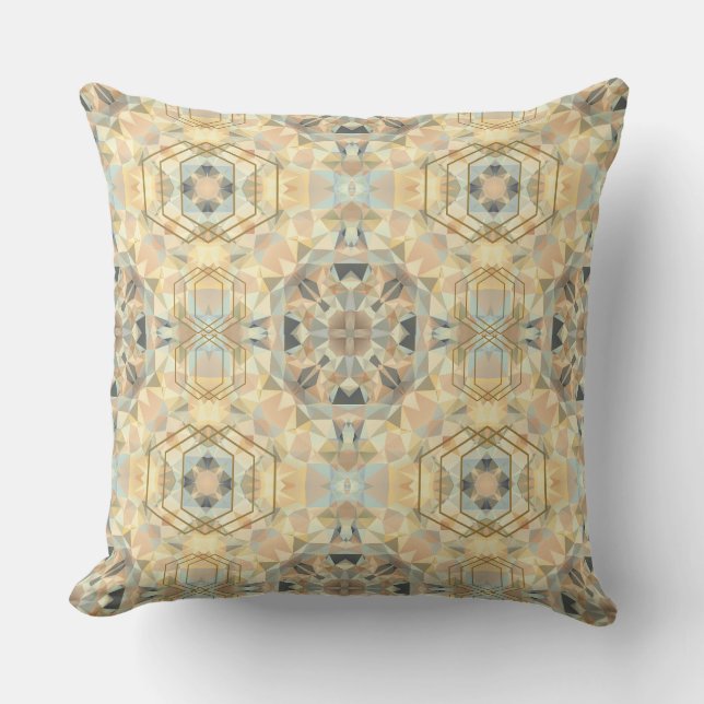 Hazel Glaze Mirror Throw Pillow  (Front)
