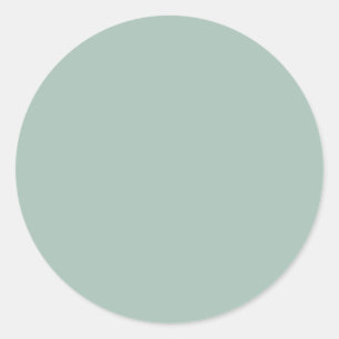 Hazel Solid Colour Classic Round Sticker