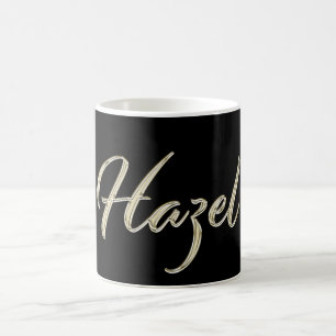 Hazel white Handwriting Tasse Kaffeetasse Coffee Mug