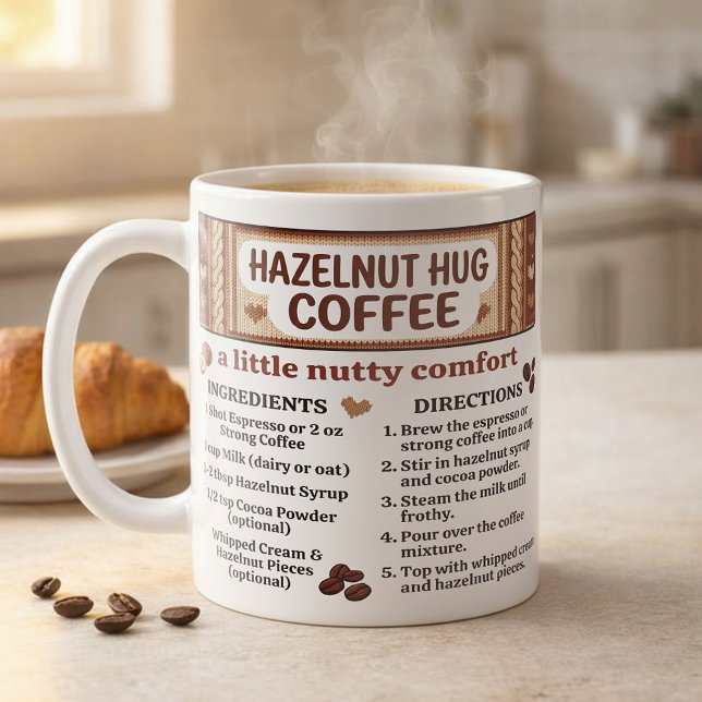 Hazelnut Coffee Recipe Coffee Mug (Creator Uploaded)