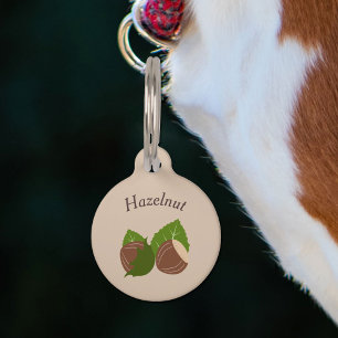 Hazelnuts Pet Tag