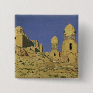 Hazreti Shakh-i-Zindeh Mausoleum 15 Cm Square Badge